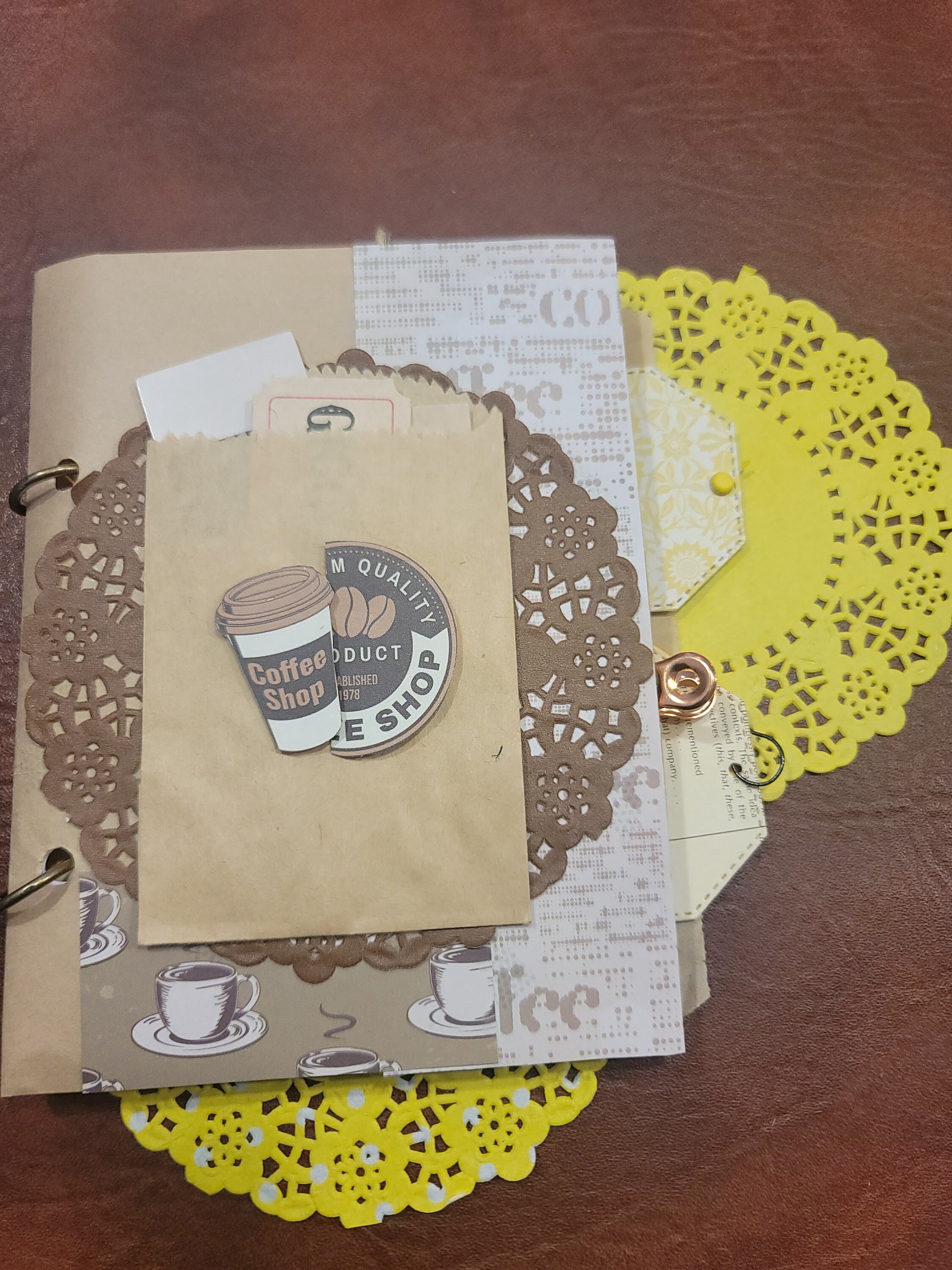 Glassine Bag Junk Journal / Journal Insert Coffee Time & Etsy