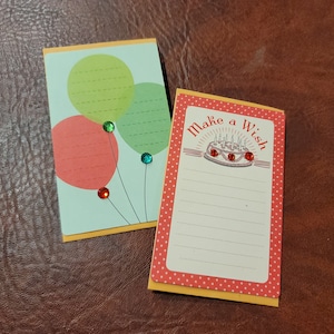 October Afternoon Cakewalk Hand Made 2pc Coin Envelopes