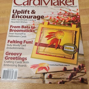 Card Maker September 2008 Magazine Destash