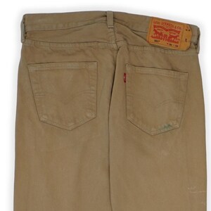 Levi 501 brown jeans mens on sale