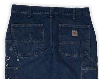 Vintage Carhartt Workwear FR Blue Jeans - W34 L30