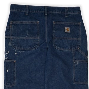Vintage Carhartt Workwear FR Blue Jeans - W34 L30