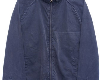 Vintage Eddie Bauer Full Zip Navy Jacket - Large