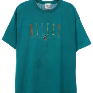 Vintage Disney 90s Spellout Single Stitch TShirt - X Large
