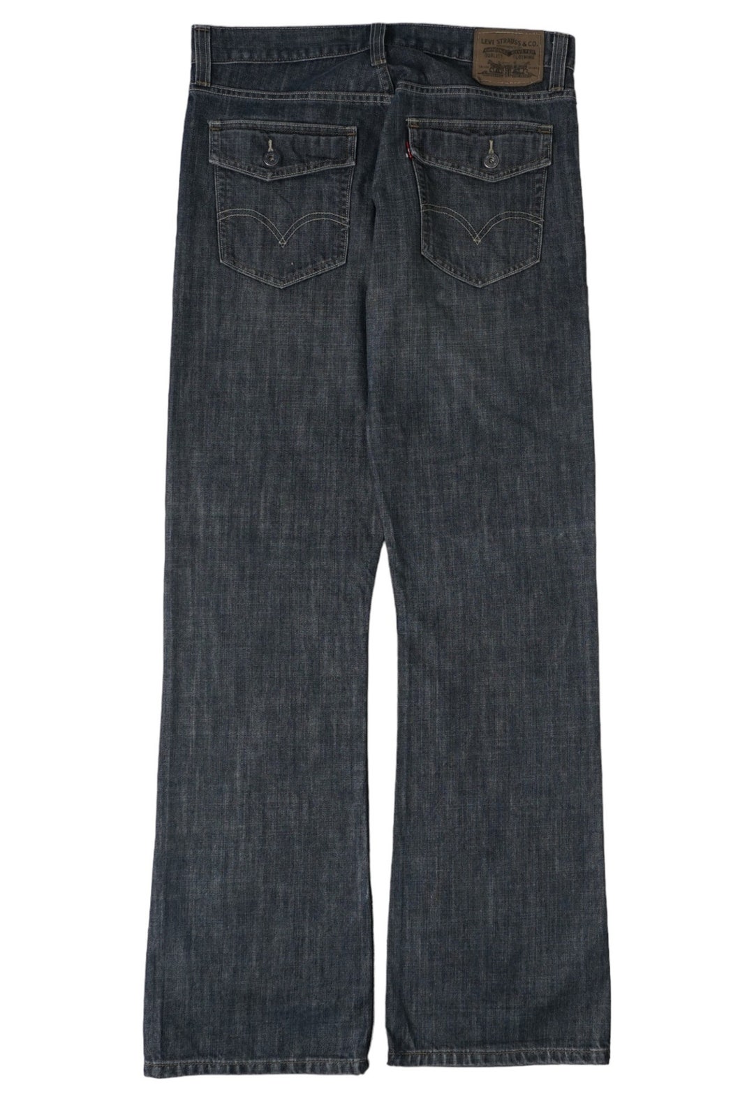 Jean Bootcut Vintage Levi's 525 Femme - Taille W29 L34 - Style Y2K Années 2000 - Bleu Délavé - Occasion Bon état