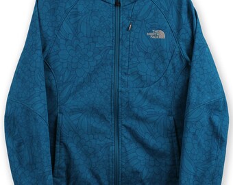 dark blue north face coat