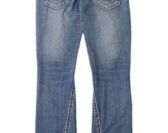 Vintage True Religion Y2K Low Waist Blue Jeans - Womens W26 L32