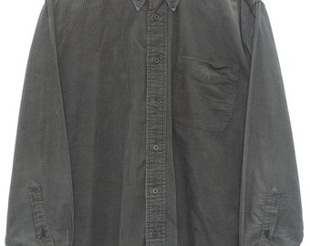 Vintage Unionbay Beige Corduroy Shirt - Medium