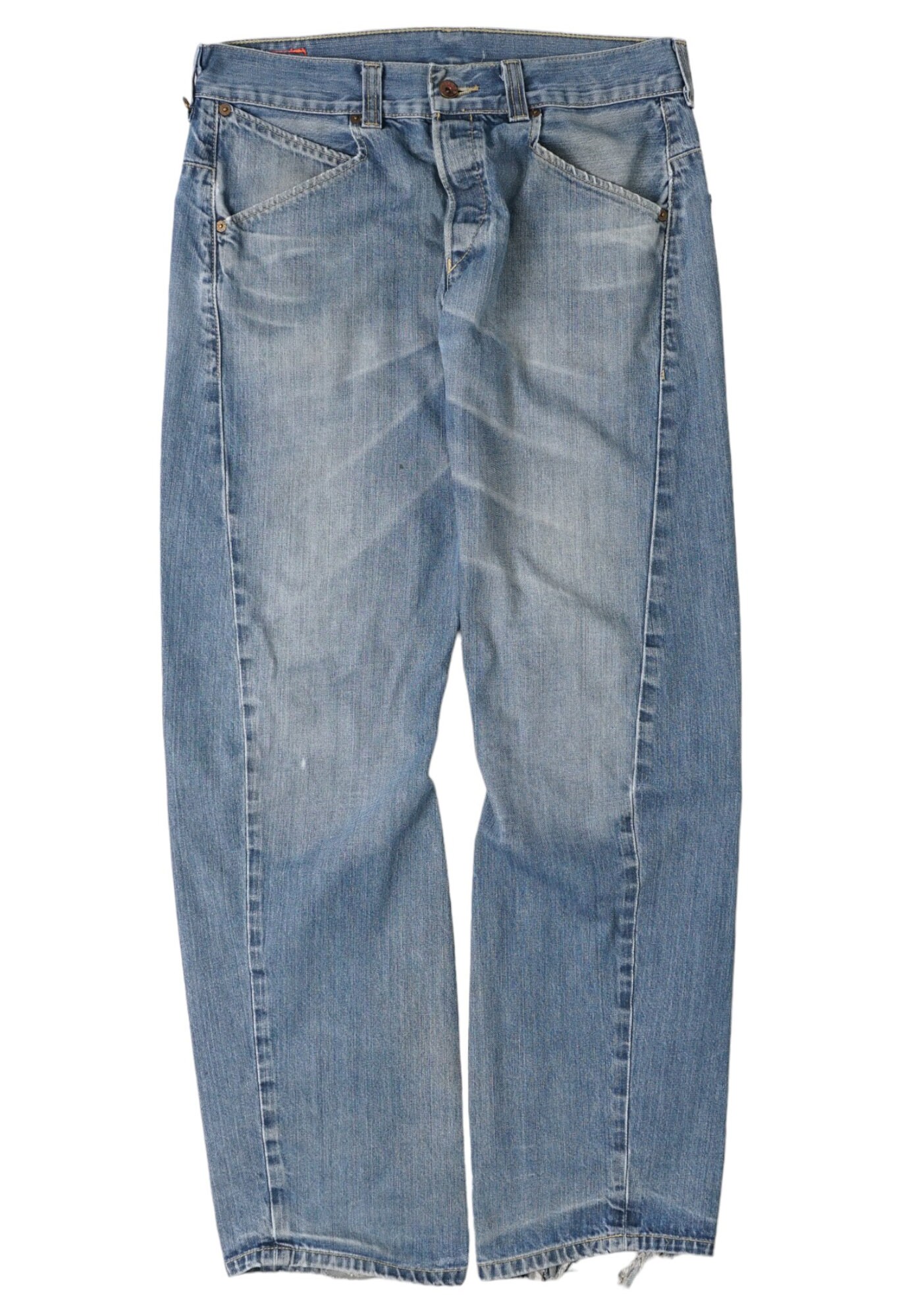 Vintage Levis Engineered 651 Button Fly Twisted Seams Blue Jeans