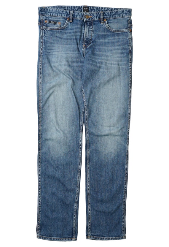 Vintage Hugo Boss Slim Stretch Blue Jeans W34 L34 - Etsy 