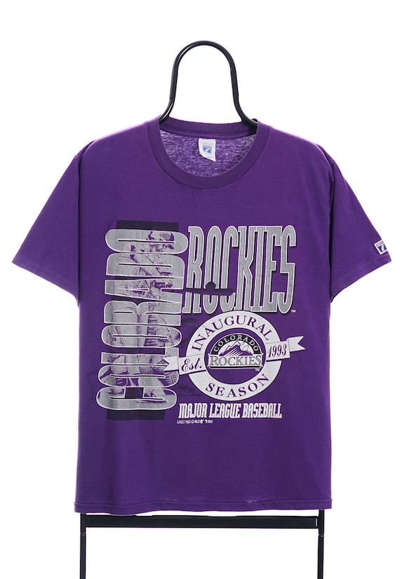 purple colorado rockies shirt
