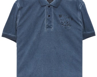 polo bleu vintage Mustang - X Large