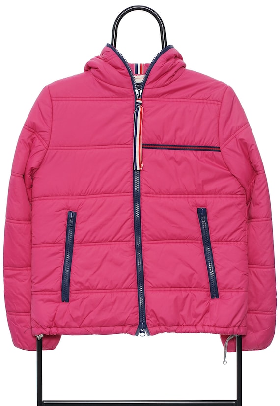 Vintage Hilfiger Pink Puffer NAME - Etsy