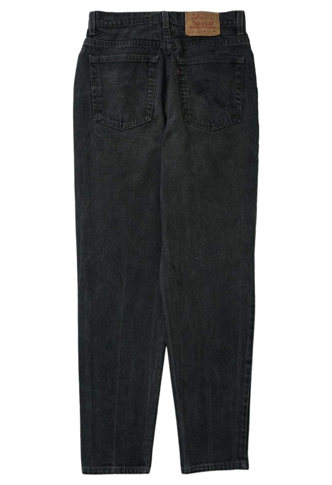 Vintage Levis 512 90s Tapered Black Jeans Womens W30 L30 Etsy