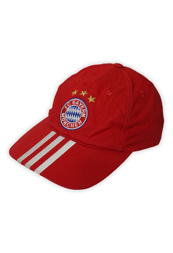 Vintage Adidas FC Bayern Munchen Gorra de b isbol roja Talla nica