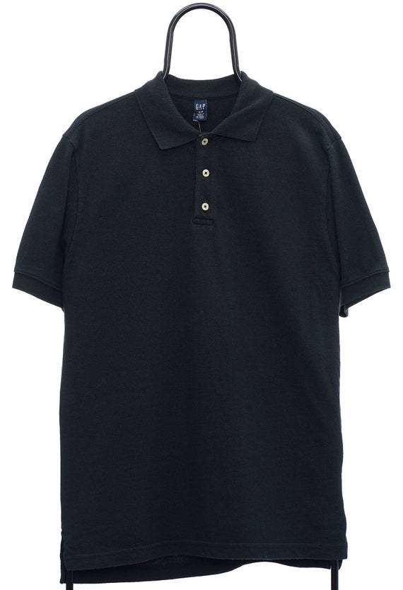 Gap black polo shirt hot sale