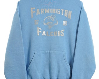 Vintage Blue Farmington Falcons Hoodie - Small