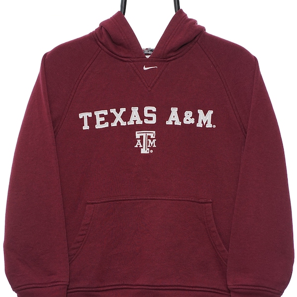 Vintage Nike Texas AM Maroon Hoodie - Womens X Small