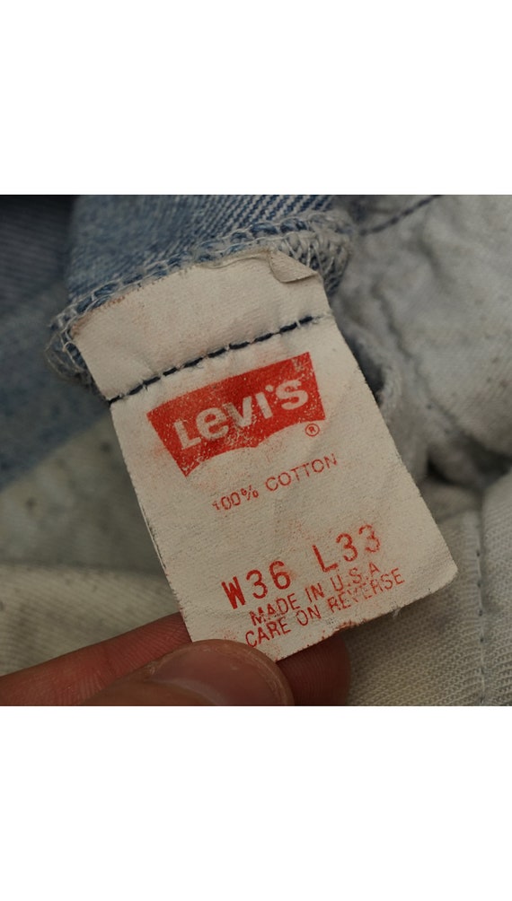 Vintage Levis 501xx Blue Jeans - W34 L28 - image 3