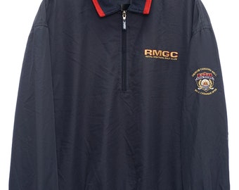 Vintage Puma Golf Quarter Zip Navy Pullover Jacket - X Large