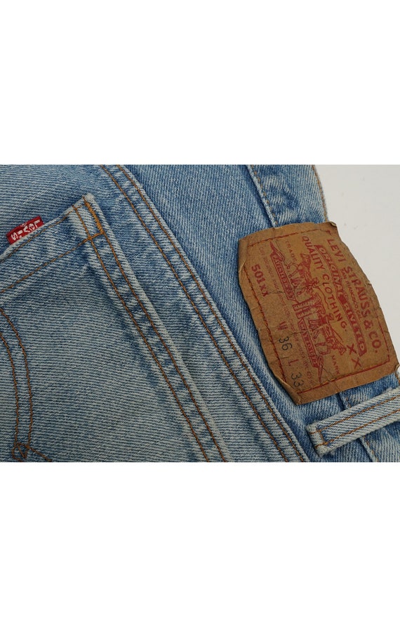 Vintage Levis 501xx Blue Jeans - W34 L28 - image 8