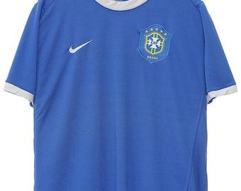 Ronaldinho #10 Brazil Soccer Jersey Men Size M Medium Free Shipping US Seller 