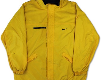 bright yellow nike jacket