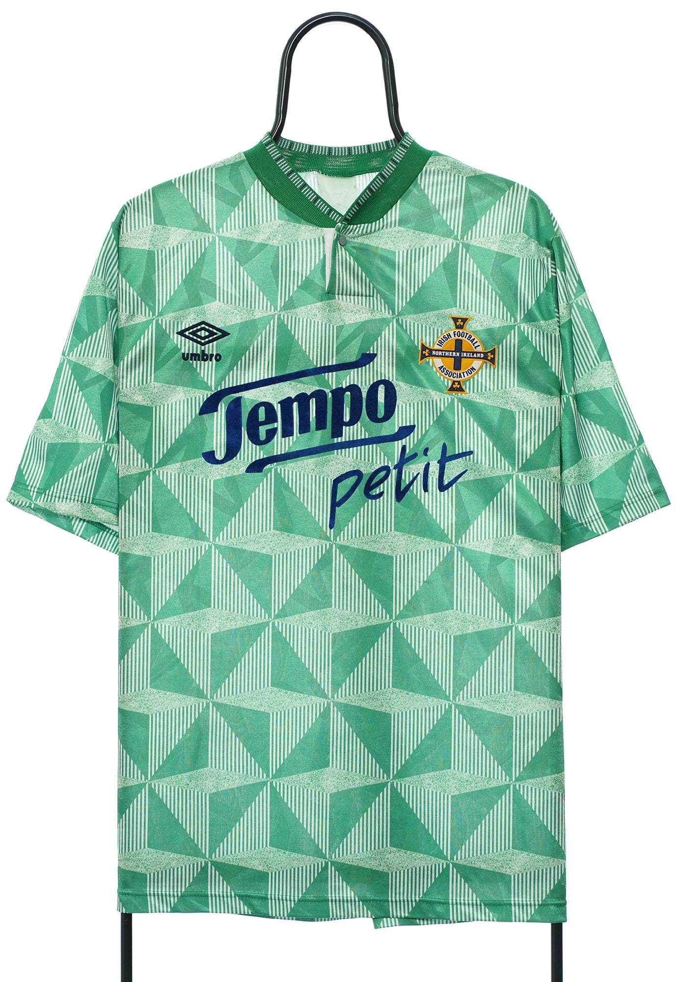 Vintage Umbro Northern Ireland Green Football Shirt - Large Vintage Umbro Northern Ireland Green Football Shirt - Large