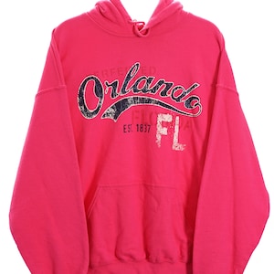 Vintage Pink Orlando Hoodie - Large