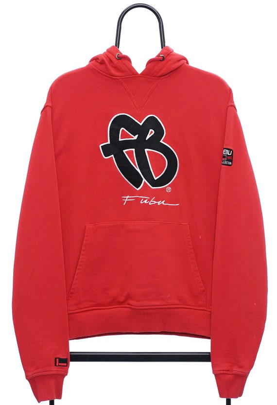Vintage Fubu Red Hoodie Small Etsy