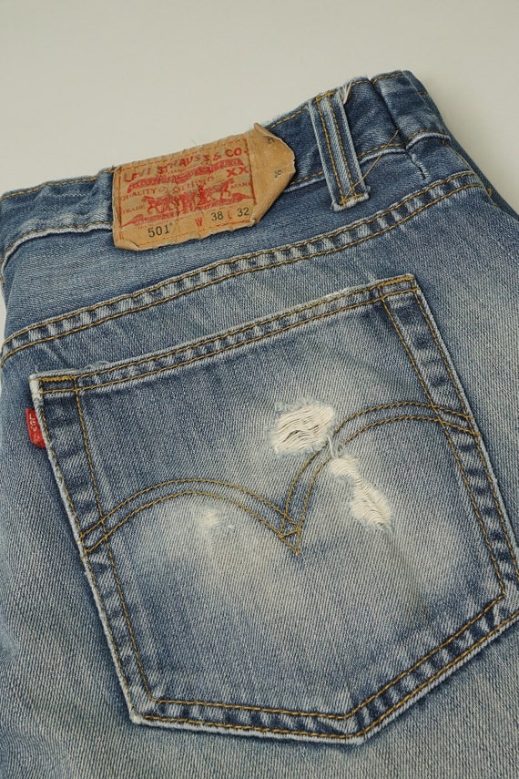 Levi's Made in USA　501 ジーンズ　W36 L28 Vintage Levi's 501 Dark Blue Original Regular Straight Fit