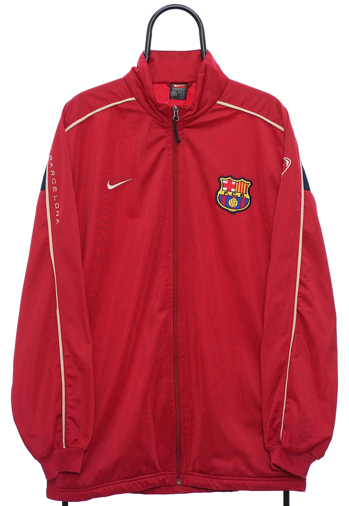 Fc Barcelona Sudadera Nike Granate Con Capucha Vintage Nike FC