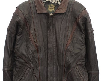 Vintage Bar Brown Leather Jacket - Womens Medium