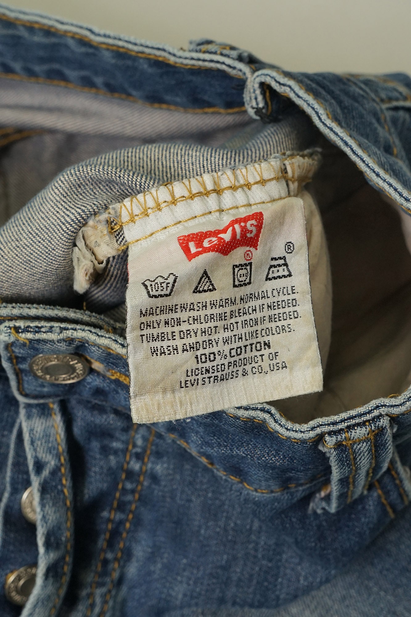 Vintage Levis 501 Blue Jeans - W36 L28 - Etsy