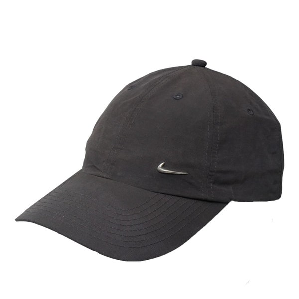 Vintage Nike Logo Sportswear Adjustable Summer Grey Baseball Cap - One Size