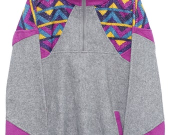 Vintage Mc'Craes Pullover Festival Grey Quarter Zip Fleece - Large