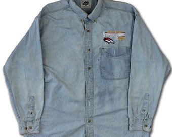 Lee Super Bowl Denim Shirt - Large