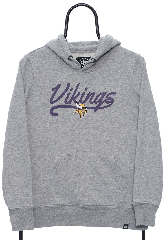 Vintage NFL Minnesota Vikings Sports Grey Hoodie … - image 1
