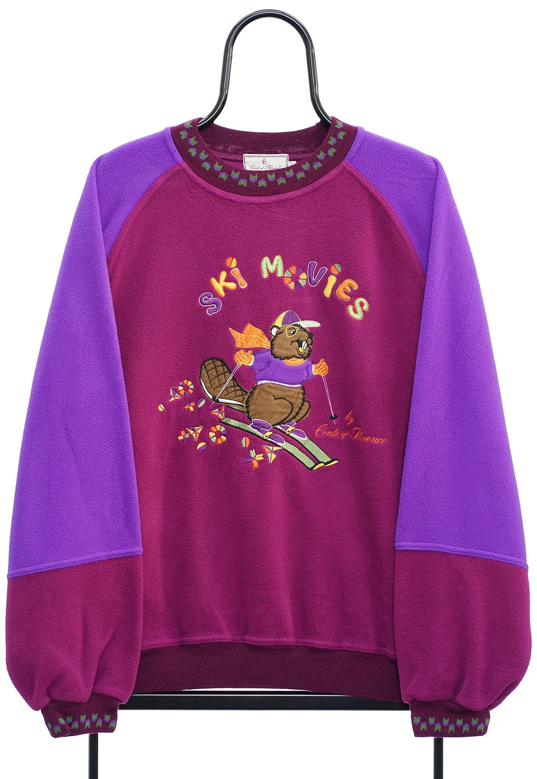 Vintage Ski Movies 90s Pink Fleeced Sweatshirt Large Etsy vintage-ski-movies-90s-pink-fleeced-sweatshirt-large-etsy