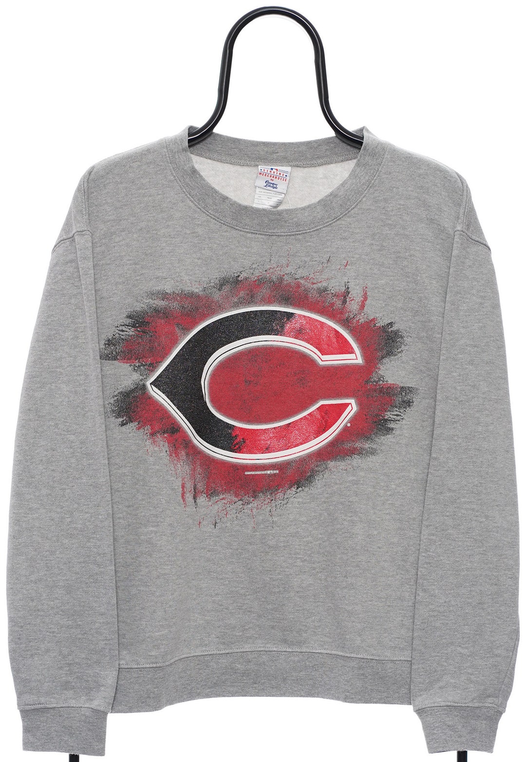 Vintage Cincinnati Reds Graphic Grey Sweatshirt Womens Large - Etsy