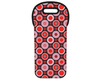 Elegante bolsa portabotellas de vino: un accesorio con estilo para picnics, ideal para aficionados y perfecto para fiestas.