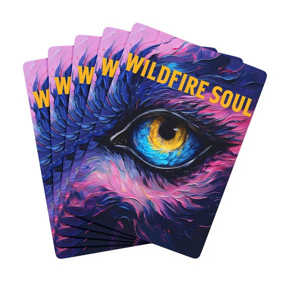 Wildfire Soul Eye Poker Playing Cards | Game Night Gift