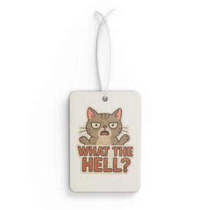 Funny Cat Car Air Freshener: Humorous Vehicle Accessory
