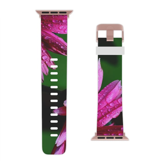 Unique Apple Watch Band with Pink Daisy Design: Stand Out from the Crowd