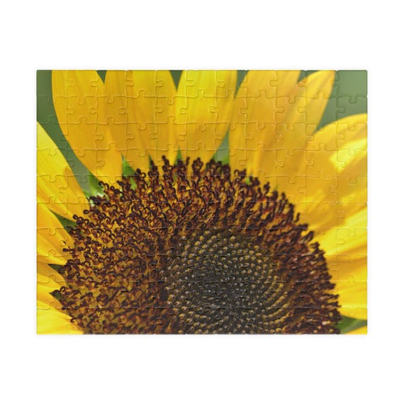 Sunflower Puzzle - 110, 252, 520-piece - Perfect Gift for Flower Lovers, Family Game Night, or Home Decor - Relaxing & Fun