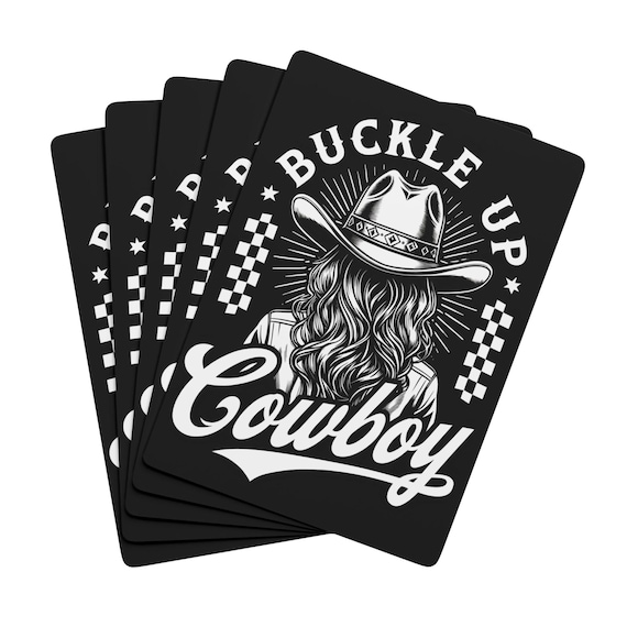 Cowboy Playing Cards: Vintage Western Game Night