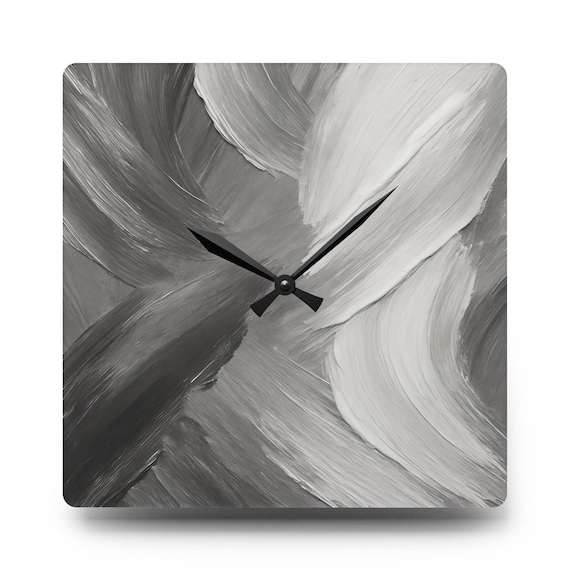 Modern Abstract Acrylic Wall Clock: Chic Minimalist Decor