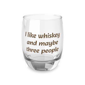 Geestig whiskyglas: beker van 6 oz met grappig citaat - uniek cadeau voor vader, vriend en barliefhebbers
