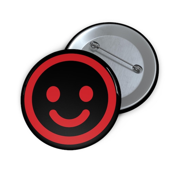 Custom Smile Face Pin Buttons for Positive Vibes, Fun Accessories, Gift Ideas, Badge Collection, Party Favors, Personalize Your Style