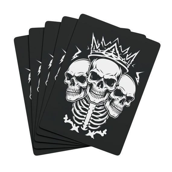 Skull & Ace Playing Cards: Unique Card Deck for Gamers